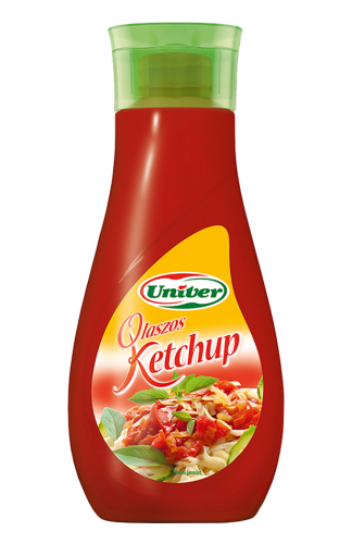 Univer Olaszos Ketchup 470 g, bezglutenowy ketchup w stylu włoskim z oregano i bazylią
