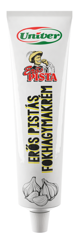Univer Erős Pistás Fokhagymakrém spicy Hungarian garlic cream with hot Erős Pista paprika paste