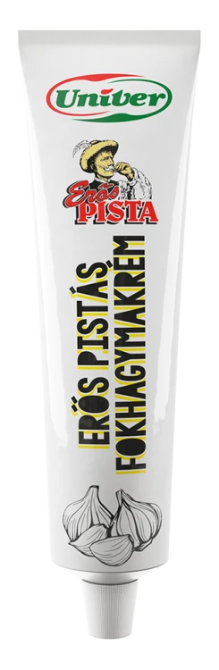 Univer Erős Pistás Fokhagymakrém spicy Hungarian garlic cream with hot Erős Pista paprika paste