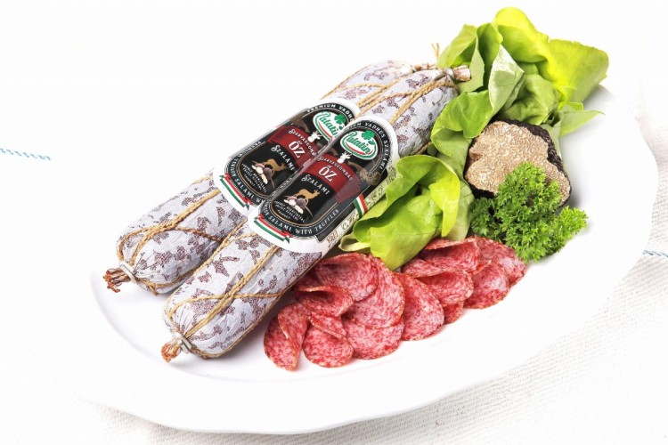 Szarvasgombás őz salami z sarny z truflami.JPG