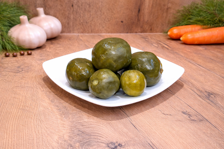 Pickled Green Watermelon in Vinegar 800 g – traditional Hungarian non-pasteurized product, crunchy pickled vegetable side dish in vinegar brine