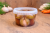 Plums Stuffed with Garlic Pickled in Vinegar 600 g – traditional Hungarian non-pasteurized delicatessen product with sweet-and-tangy flavor and distinctive garlic aroma