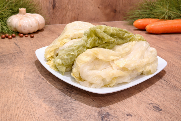 Sour Cabbage Leaves 800 g – traditional Hungarian fermented cabbage leaves for stuffed cabbage rolls, non-heat-treated product