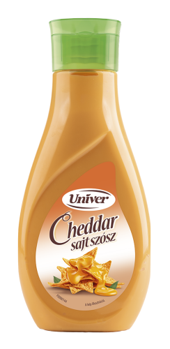 Univer cheddar cheese sauce 410 g – Hungarian cheese sauce in bottle
