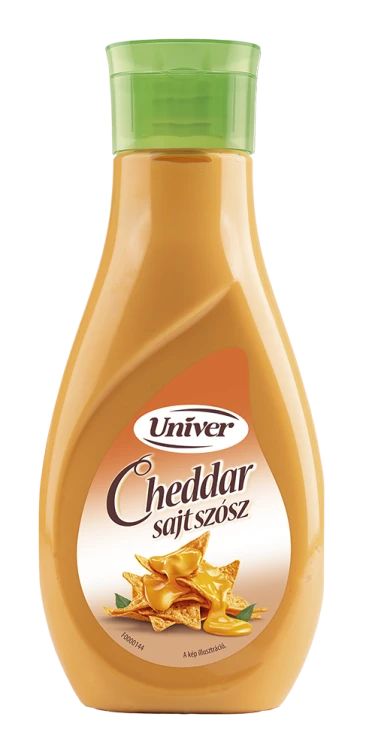 Univer cheddar cheese sauce 410 g – Hungarian cheese sauce in bottle