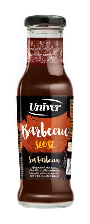 Univer barbecue sauce 270 g – gluten-free sauce for marinades, meats, and grilled dishes