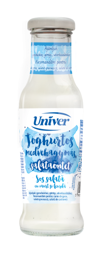 Univer jogurtowy dressing z czosnkiem niedźwiedzim 230 g – bezglutenowy sos do gyrosa i sałatek