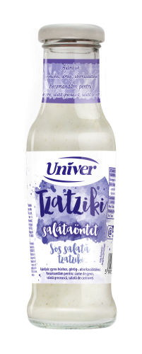 Univer dressing tzatziki 230 g – bezglutenowy sos do gyrosa, sałatek i warzyw