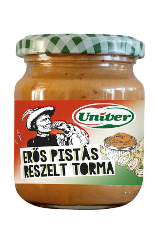 Univer horseradish with Erős Pista 190 g – spicy horseradish with hot paprika